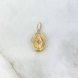 Dije Virgen Milagrosa 1.35gr / 2.8cm / Oro Amarillo *