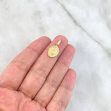 Dije Virgen Guadalupe 0.5gr / 2cm / Oro Amarillo *