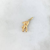 Dije Oso 0.85gr / 2.5cm / Oro Amarillo *