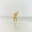 Dije Oso 0.85gr / 2.5cm / Oro Amarillo *