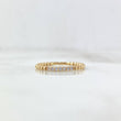 Anillo Esferas Tupido 1.6gr / T6 1/2 / Circones Blancos Oro Amarillo