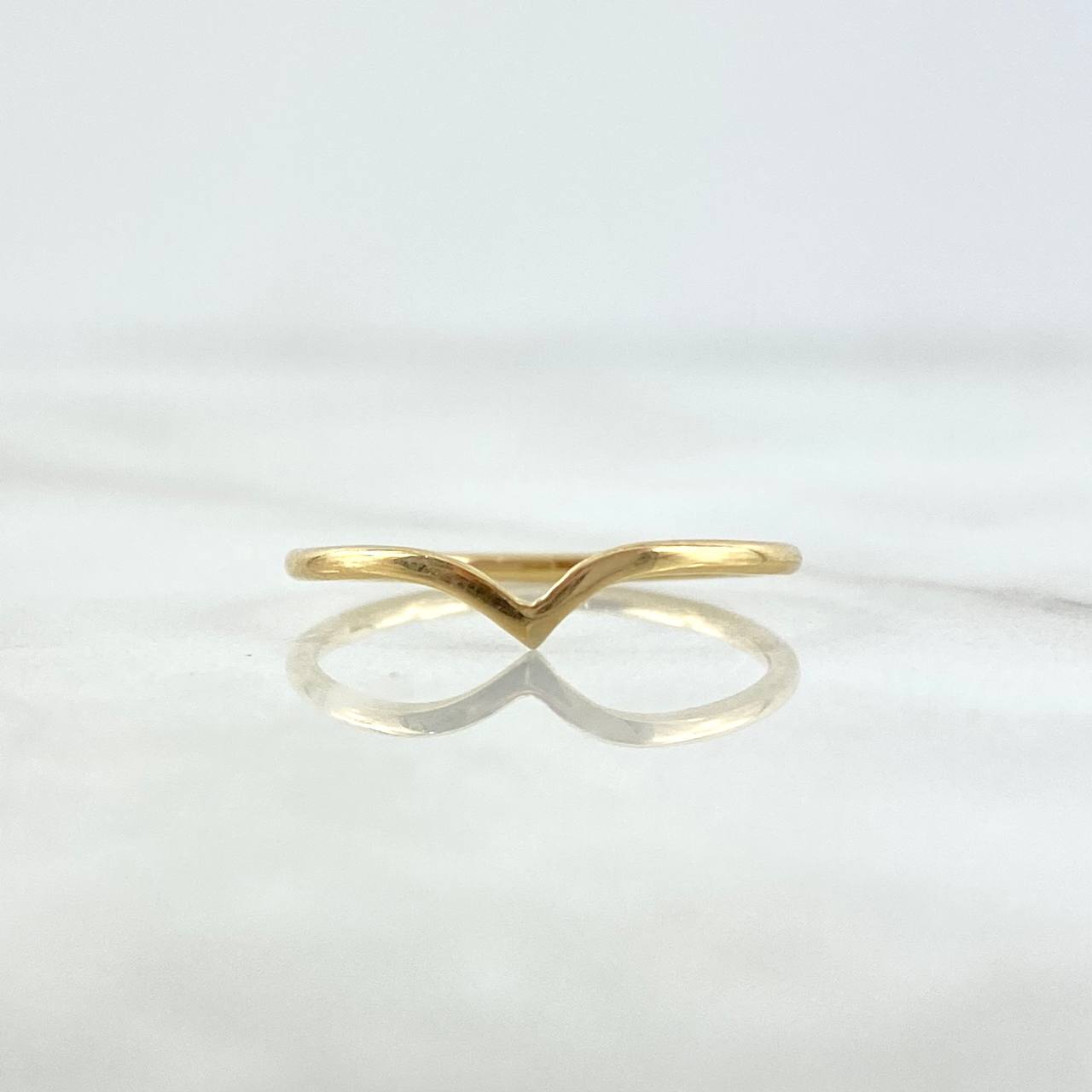 Anillo Tiara en V 0.85gr / T5 / Oro Amarillo