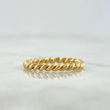 Anillo Trenzado 2.05gr / T4 1/4 / Oro Amarillo