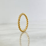 Anillo Trenzado 2.05gr / T4 1/4 / Oro Amarillo