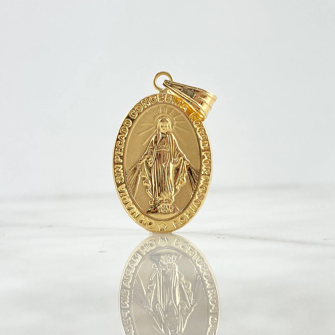 Dije Virgen Milagrosa 3.15gr / 4.2cm / Oro Amarillo