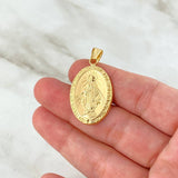 Dije Virgen Milagrosa 3.15gr / 4.2cm / Oro Amarillo