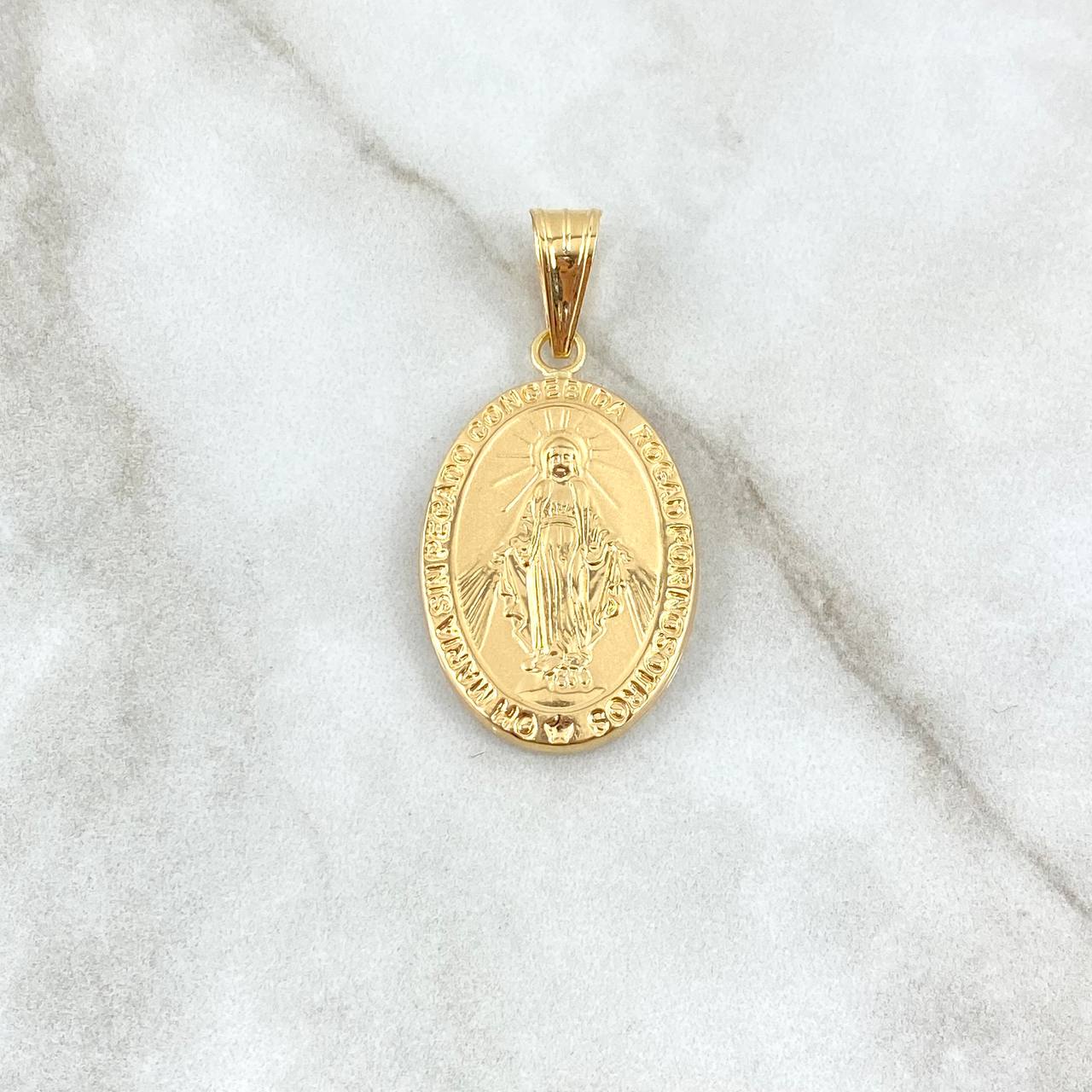 Dije Virgen Milagrosa 3.15gr / 4.2cm / Oro Amarillo