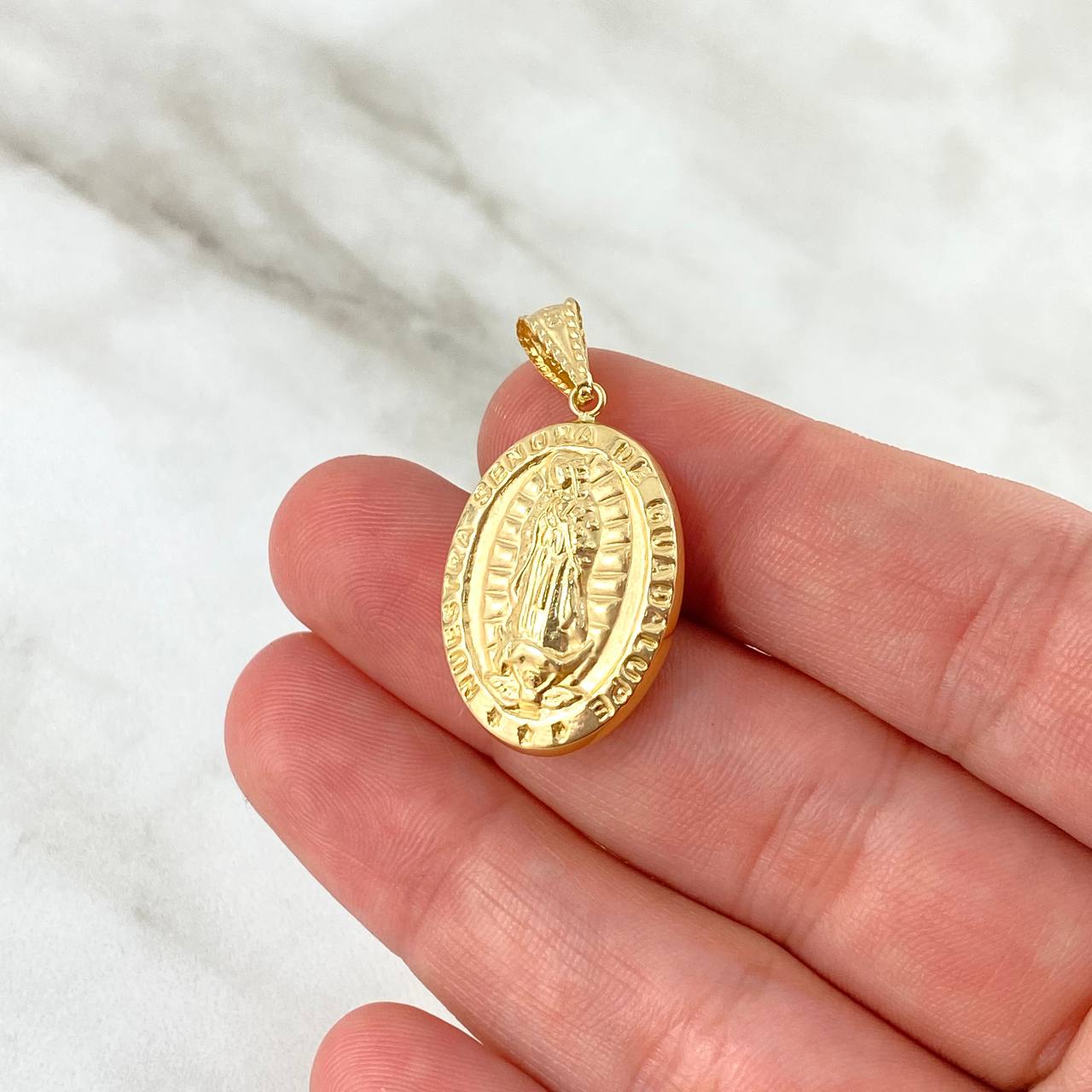 Dije Virgen Guadalupe 1.95gr / 3.4cm / Oro Amarillo