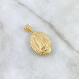 Dije Virgen Guadalupe 1.95gr / 3.4cm / Oro Amarillo