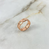 Anillo Cubano 5gr / T6 1/4 / Oro Rosa ©