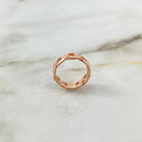 Anillo Cubano 5gr / T6 1/4 / Oro Rosa ©