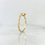 Anillo Corazones 1.6gr / T7 / Circones Blancos Oro Amarillo