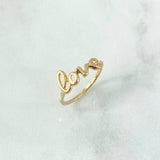 Anillo Love 1.6gr / T7 / Oro Amarillo ©