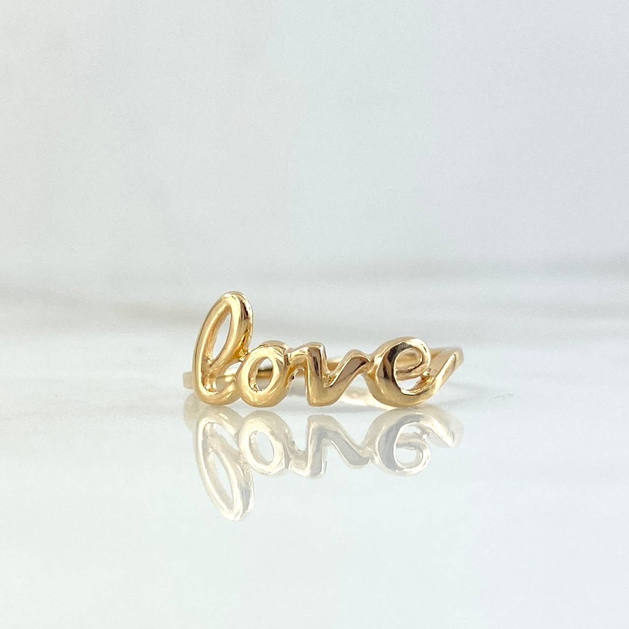 Anillo Love 1.6gr / T7 / Oro Amarillo ©