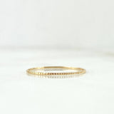 Anillo Rayado 0.4gr / T6 / Oro Amarillo *