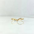 Anillo Tiara en V 0.95gr / T5 1/4 / Oro Amarillo *