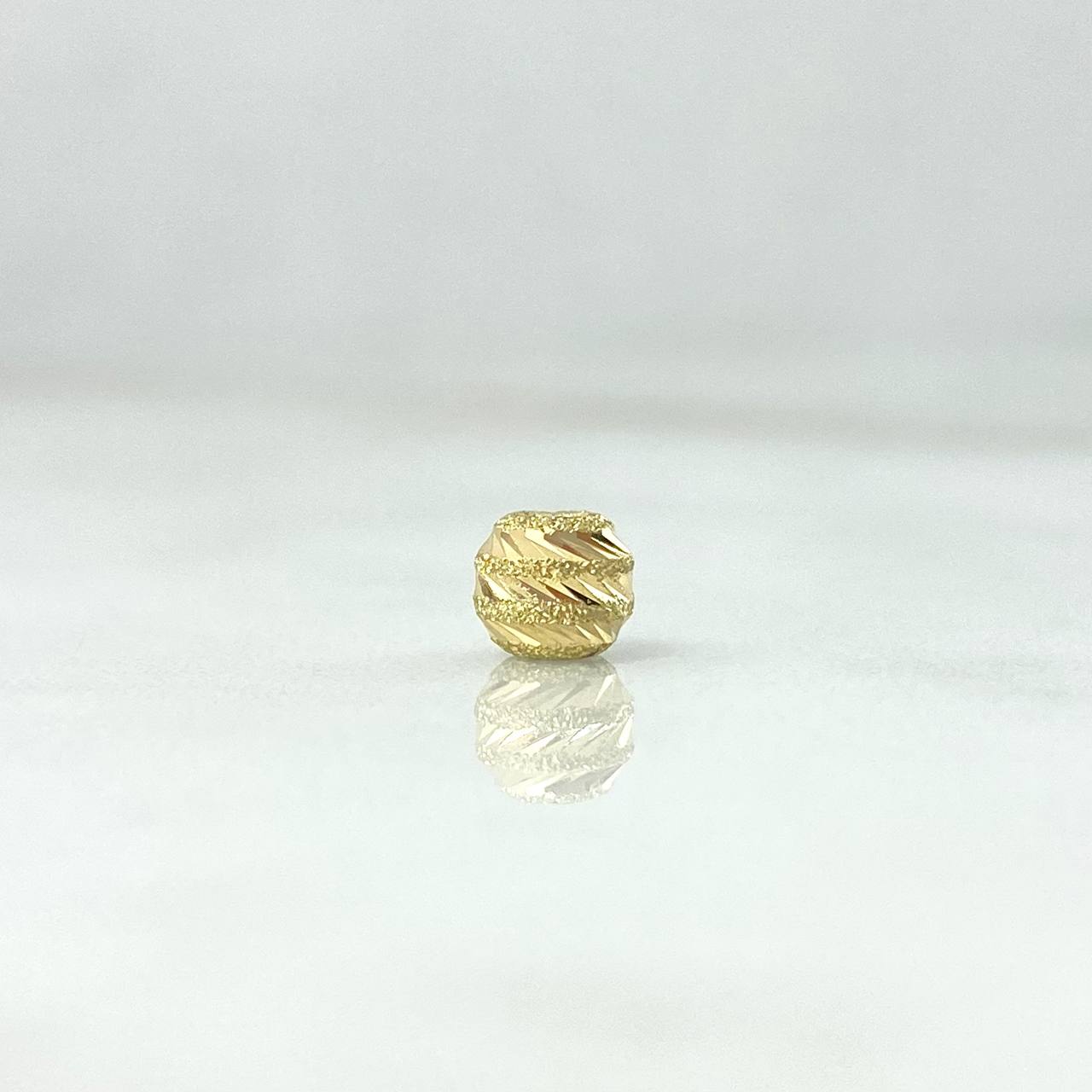 Herraje Bola Diamantada 0.25gr / 5mm Satinada Oro Amarillo