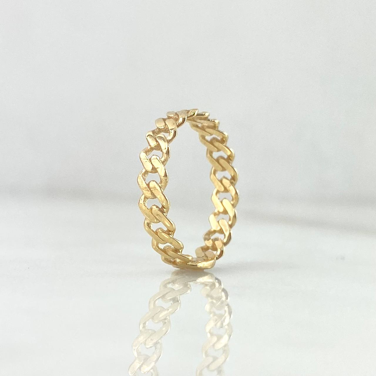 Anillo Cubano 1.65gr / T6 1/4 / Oro Amarillo *