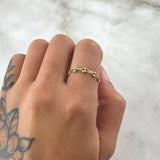 Anillo GC 0.6gr / T4 - T6 / 3.2mm Liso Oro Amarillo 18K