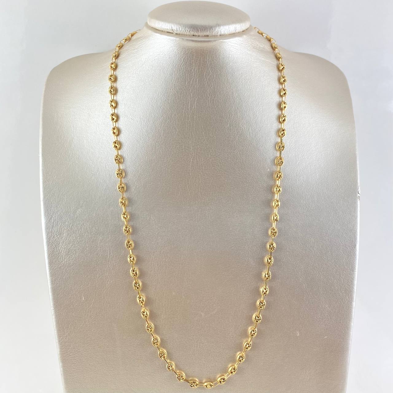 Cadena GC 12.2gr / 60cm / 4.8mm Diamantada Oro Amarillo 18K