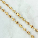 Cadena GC 8gr / 45cm / 4.1mm Diamantada Oro Amarillo 18K