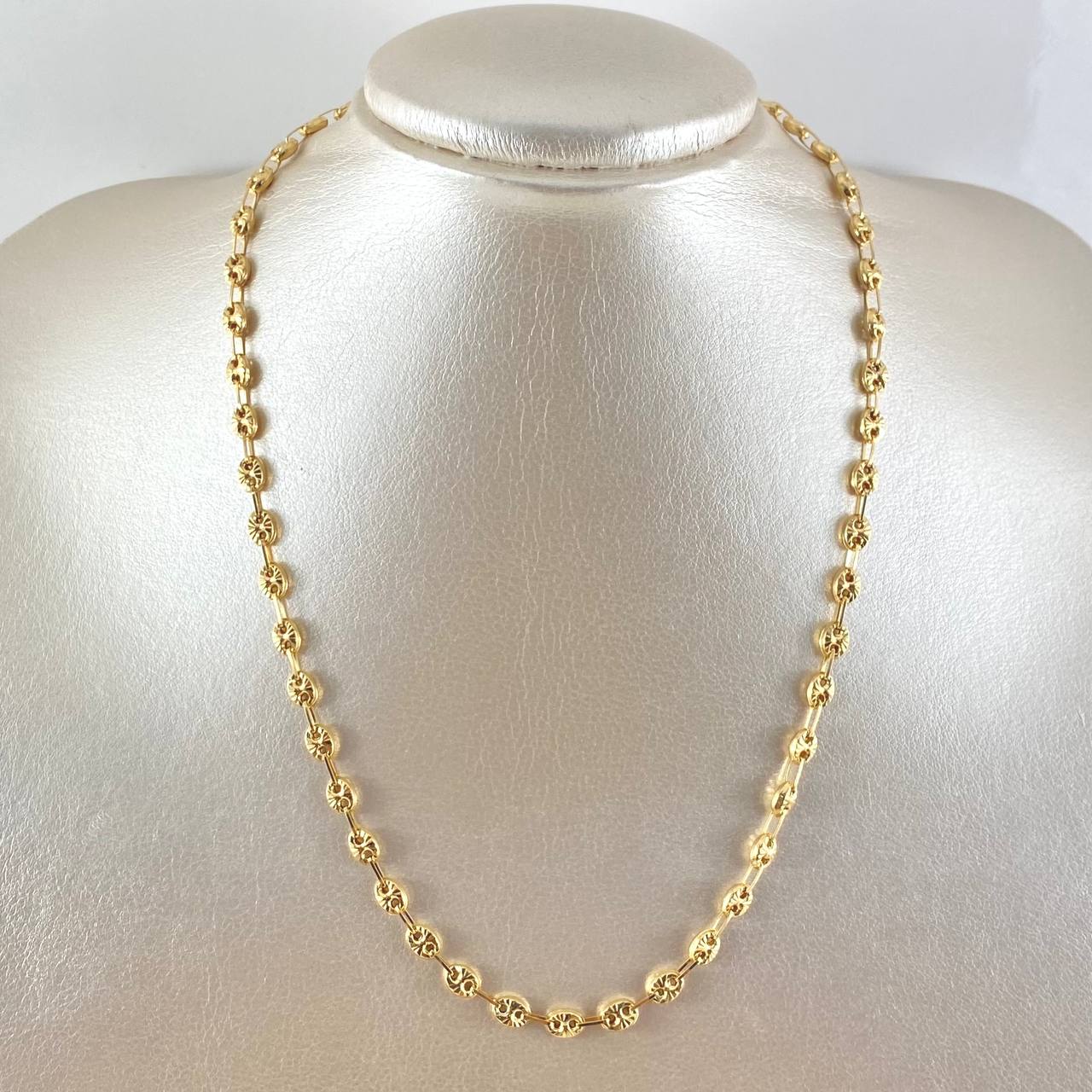 Cadena GC 8gr / 45cm / 4.1mm Diamantada Oro Amarillo 18K