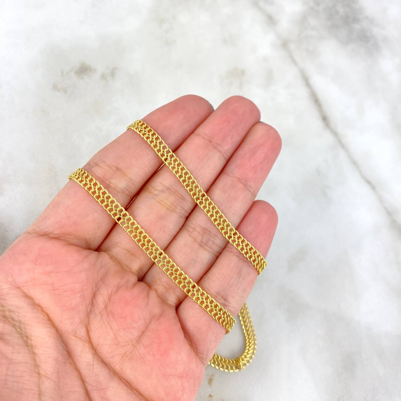 Cadena Sedusa 4.95gr / 45cm / 4.3mm Oro Amarillo +3