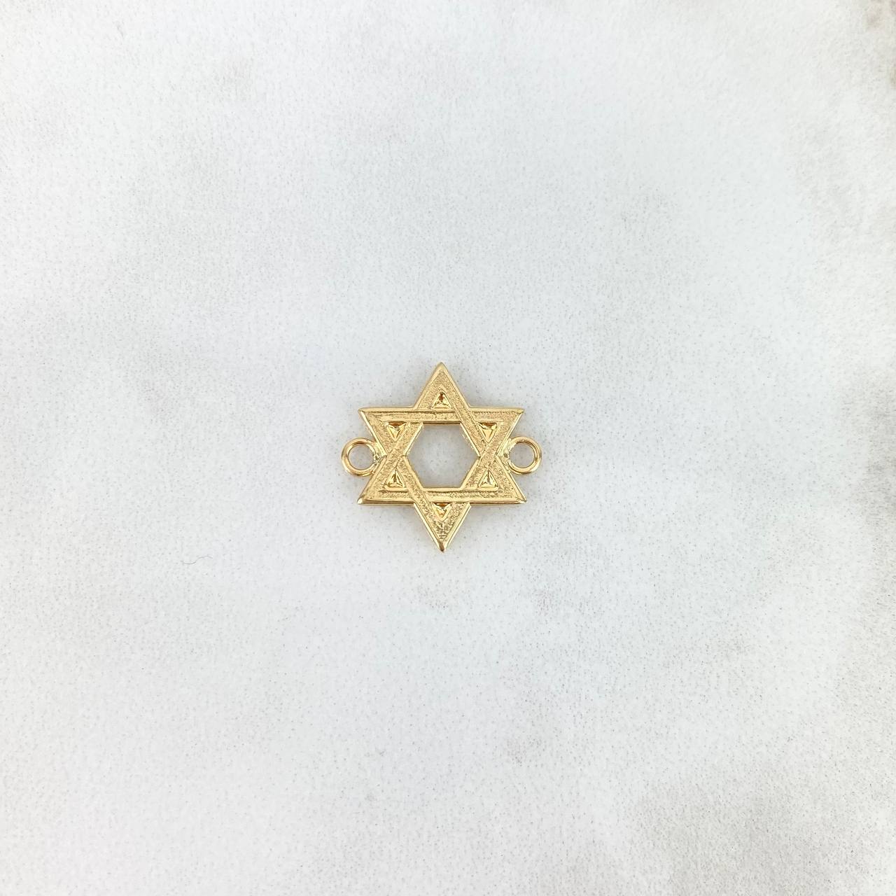 Herraje Estrella de David 0.85gr / 1.6cm / Oro Amarillo