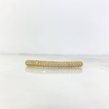 Herraje Tubular 3.1gr / 3.8cm / Circones Blancos Oro Amarillo 18K