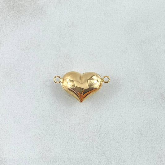 Herraje Corazón 0.8gr / 1.9cm / Troquelado Oro Amarillo 18K *