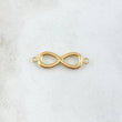 Herraje Infinito 0.7gr / 2.5cm / Liso Oro Amarillo 18K *