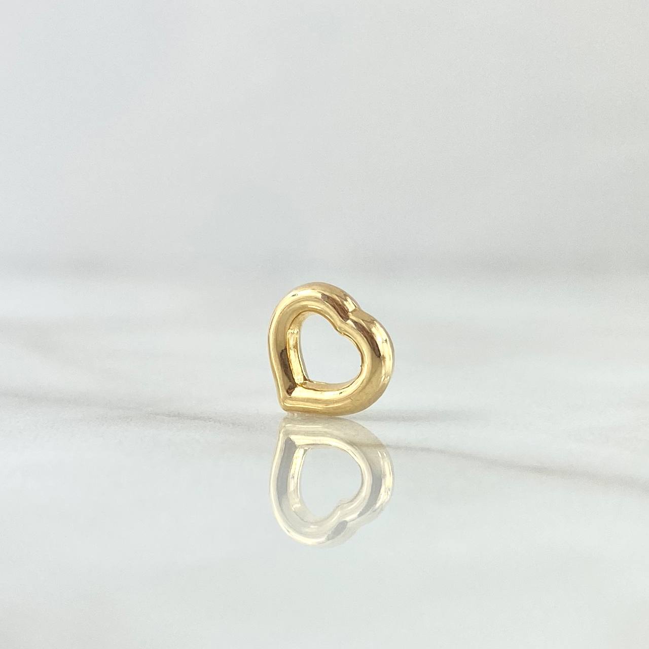 Herraje Silueta Corazón 0.3gr / 8.4mm Oro Amarillo 18K *