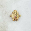 Herraje Virgen Guadalupe 2.65gr / 1.8cm / Circones Blancos Verdes Fucsia Oro Amarillo 18K