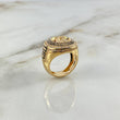 Anillo Leon Tribal 16.9gr / T11 / Circones de Colores Oro Amarillo ©