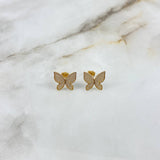 Topos Mariposa 2.75gr / Circones Blancos Oro Amarillo ©