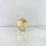 Anillo Pantera 8.4gr / T9 1/4 / Circones Blancos Tres Oros