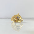 Anillo Caballo 4.15gr / T9 1/4 / Cricones Azules Dos Oros Amarillo Blanco