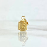 Dije Marco Letra B 0.35gr / 1.5cm Oro Amarillo (Oferta)