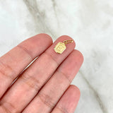 Dije Marco Letra H 0.35gr / 1.5cm Oro Amarillo