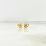 Topos Corazón Silueta 0.8gr / 6cm / Circones Blancos Oro Amarillo