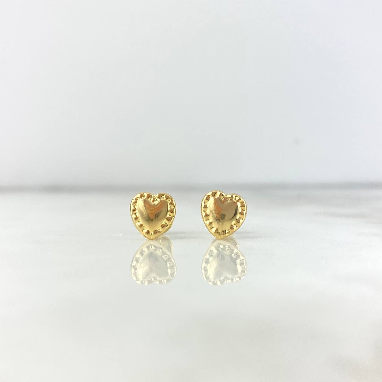 Topos Corazón Bordado 0.8gr / Oro Amarillo *