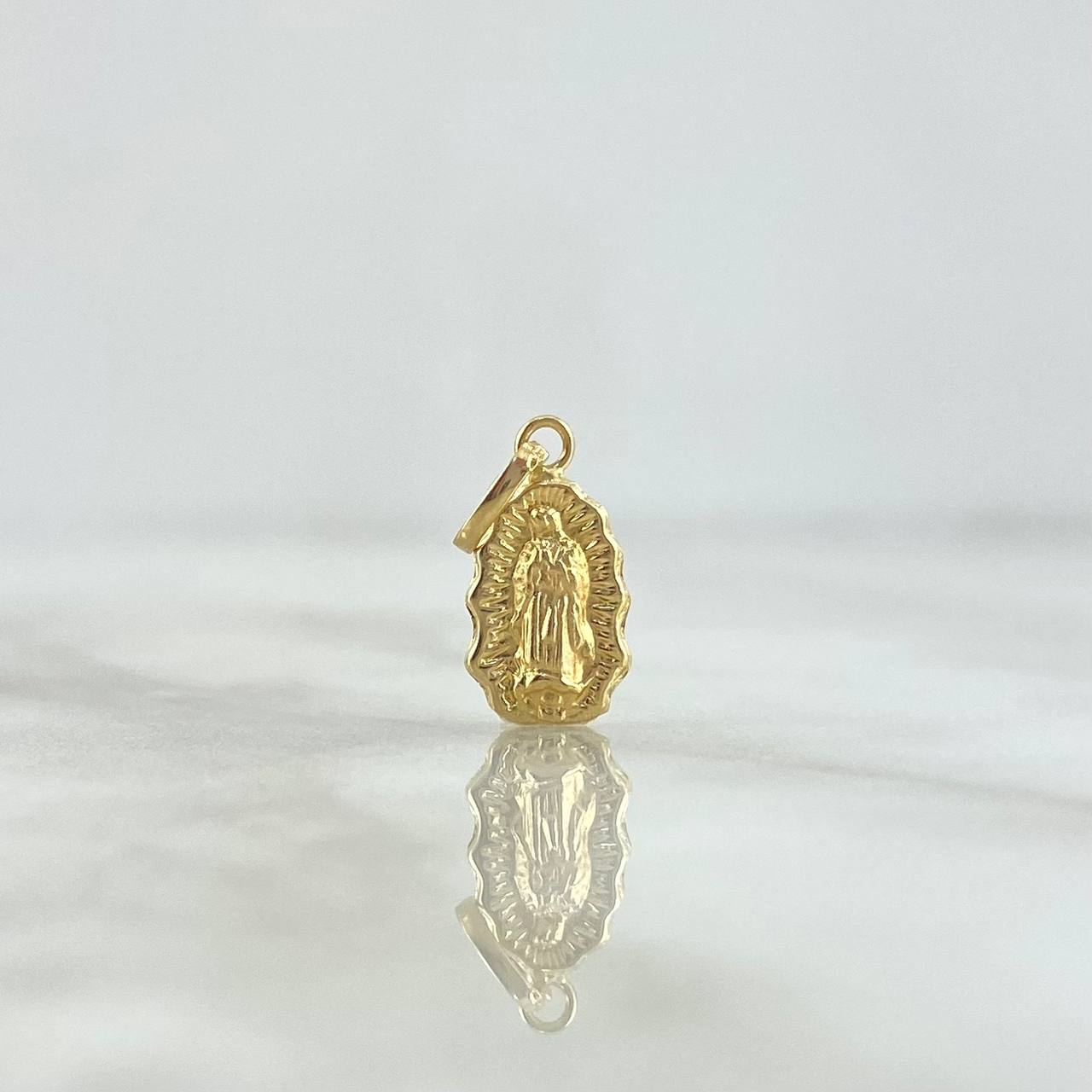 Dije Virgen Guadalupe 0.4gr / 0.9cm / Oro Amarillo *