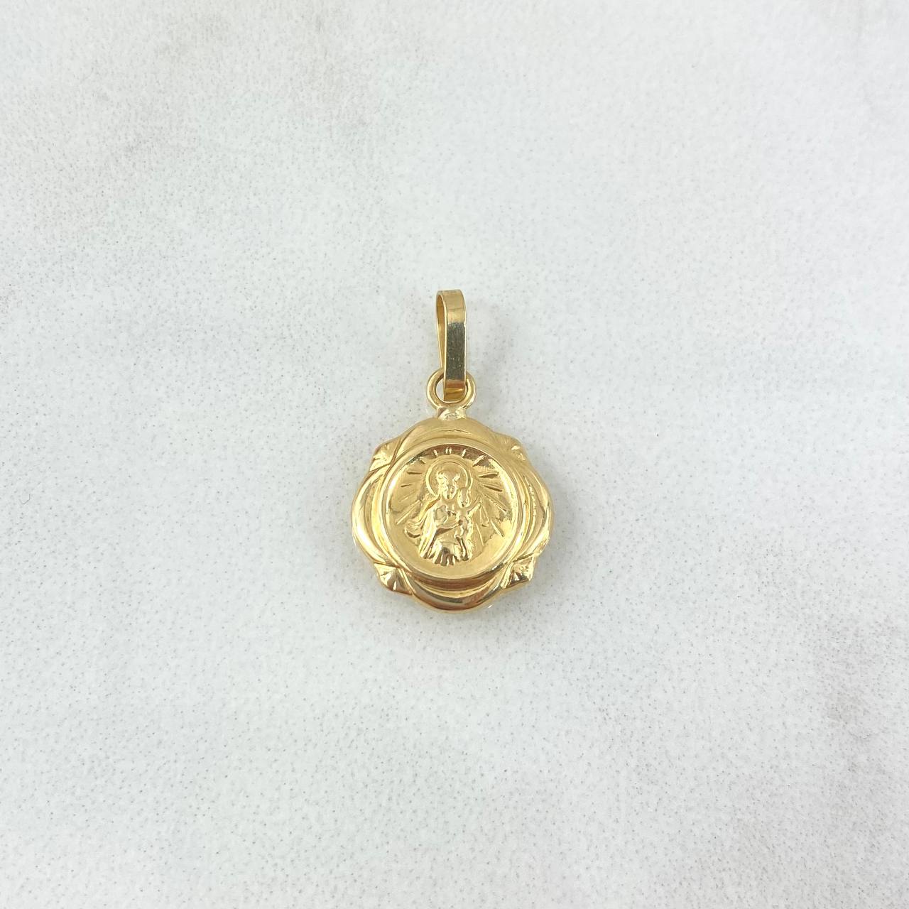 Dije Maria Auxilidora 0.75gr / 2cm / Oro Amarillo *