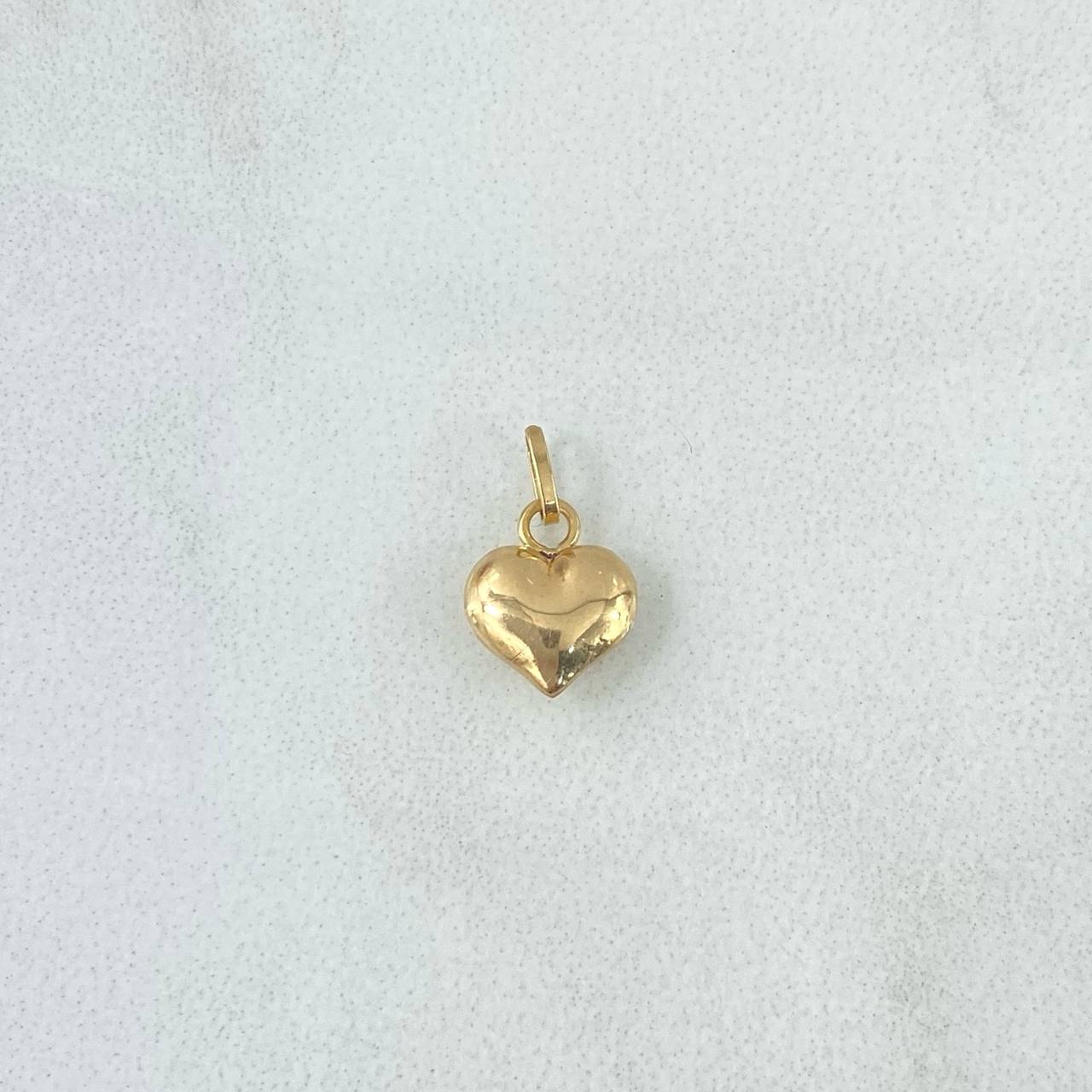 Dije Corazón 0.3gr / 0.8cm / Oro Amarillo *