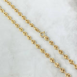 Cadena GC 11.95gr / 60cm / 5mm Diamantada Oro Amarillo 18K *