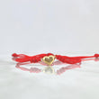 Pulsera Roja Corazon 0.3gr / Troquelado Oro Amarillo ©