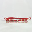 Pulsera Roja Anudada Serpiente 0.45gr / 3mm Bolas Lisas Diamantadas 7 und Oro Amarillo *