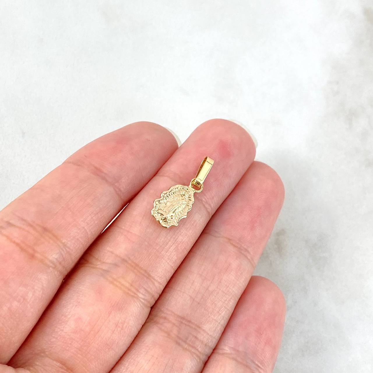 Dije Virgen Guadalupe 0.45gr / 1.8cm / Oro Amarillo *