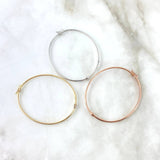 Pulso Tres Aros 11.05gr / 17cm / Liso Tres Oros +4 * (Oferta)