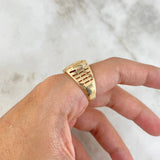 Anillo San Benito 6.05gr / T9 3/4 / Oro Amarillo *